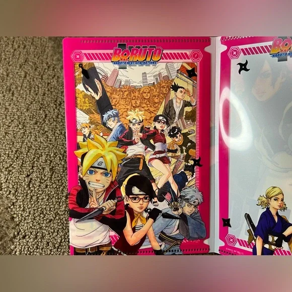 Boruto Naruto Next Generations Clear File Photo Case & Postcard Japan Anime - Picture 14 of 14